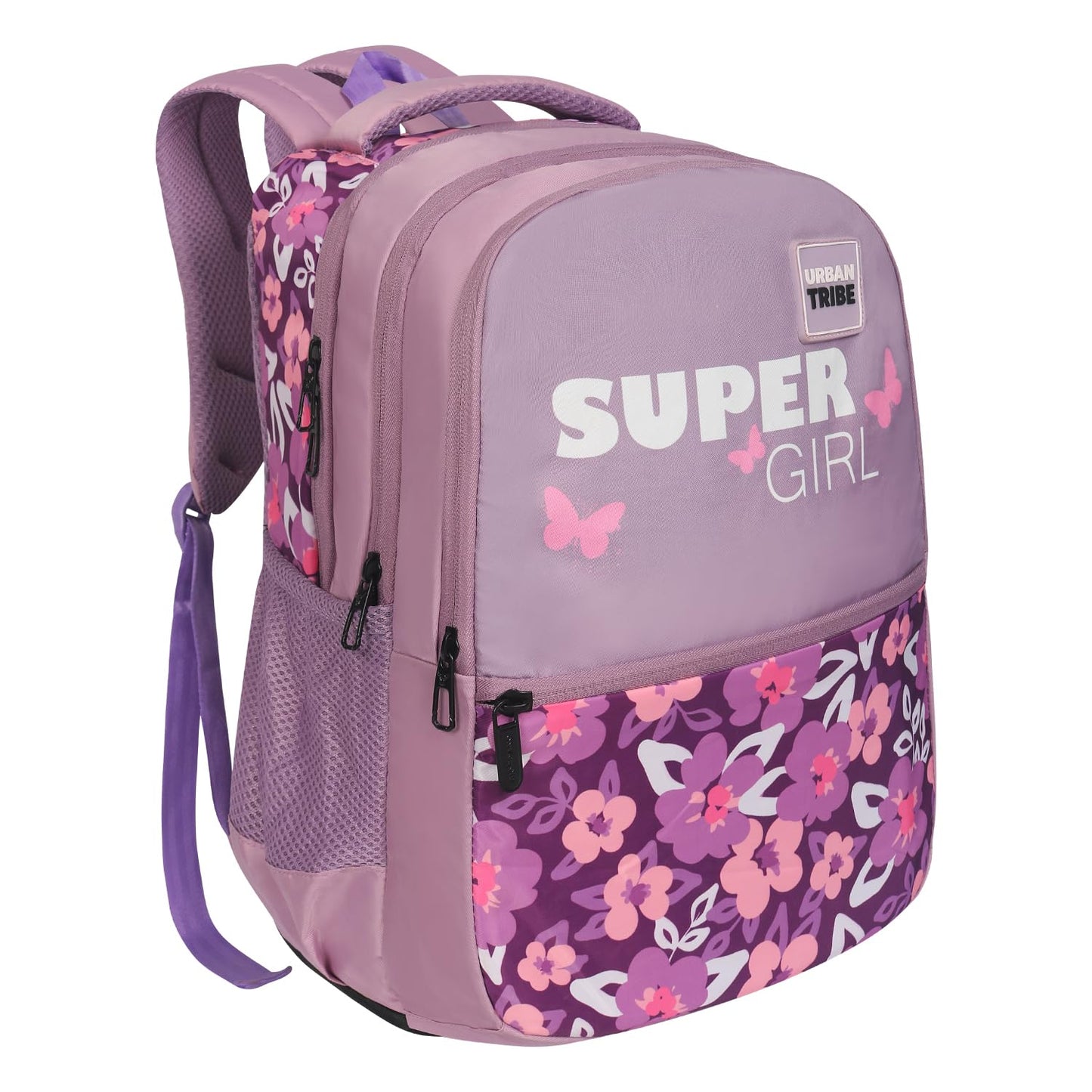 URBAN TRIBE Super Girls 25 Liters Lavender Smart Casual Office Travel Backpack for Men & Women, Boys & Girls
