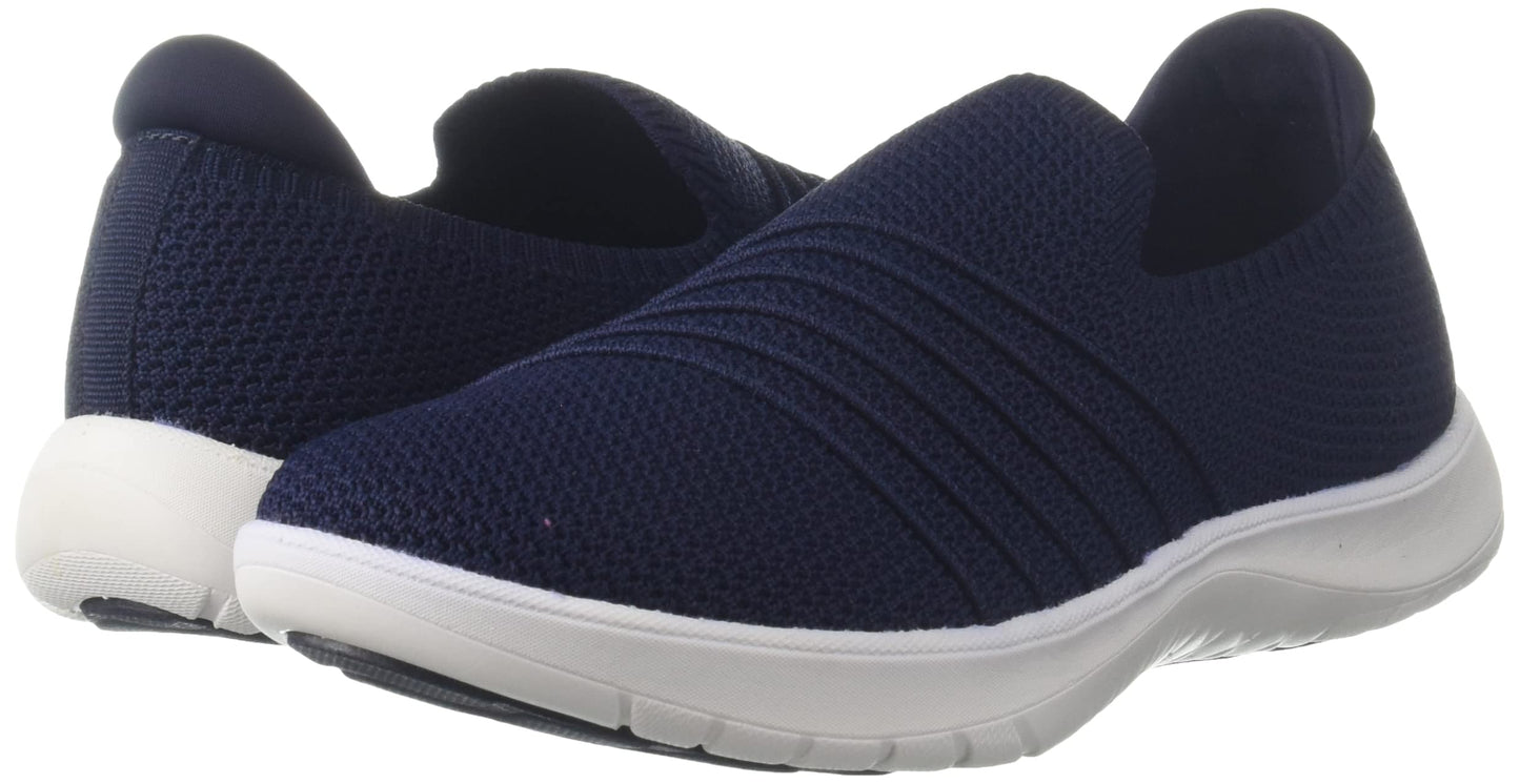 Clarks Women Adella Step Walking Shoe Dark Navy, Blue, Size_7