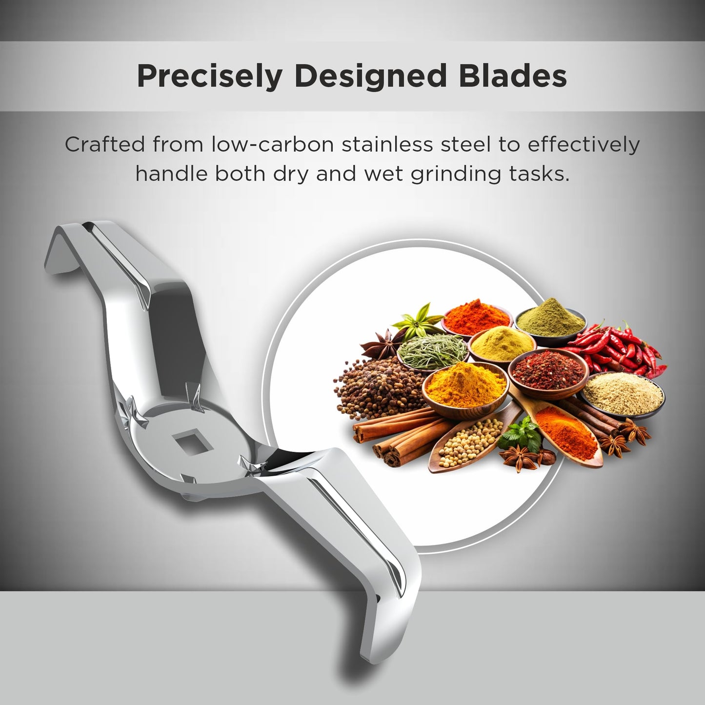 Butterfly Jet Elite Mixer Grinder, 750W, 4 Jars (Grey)