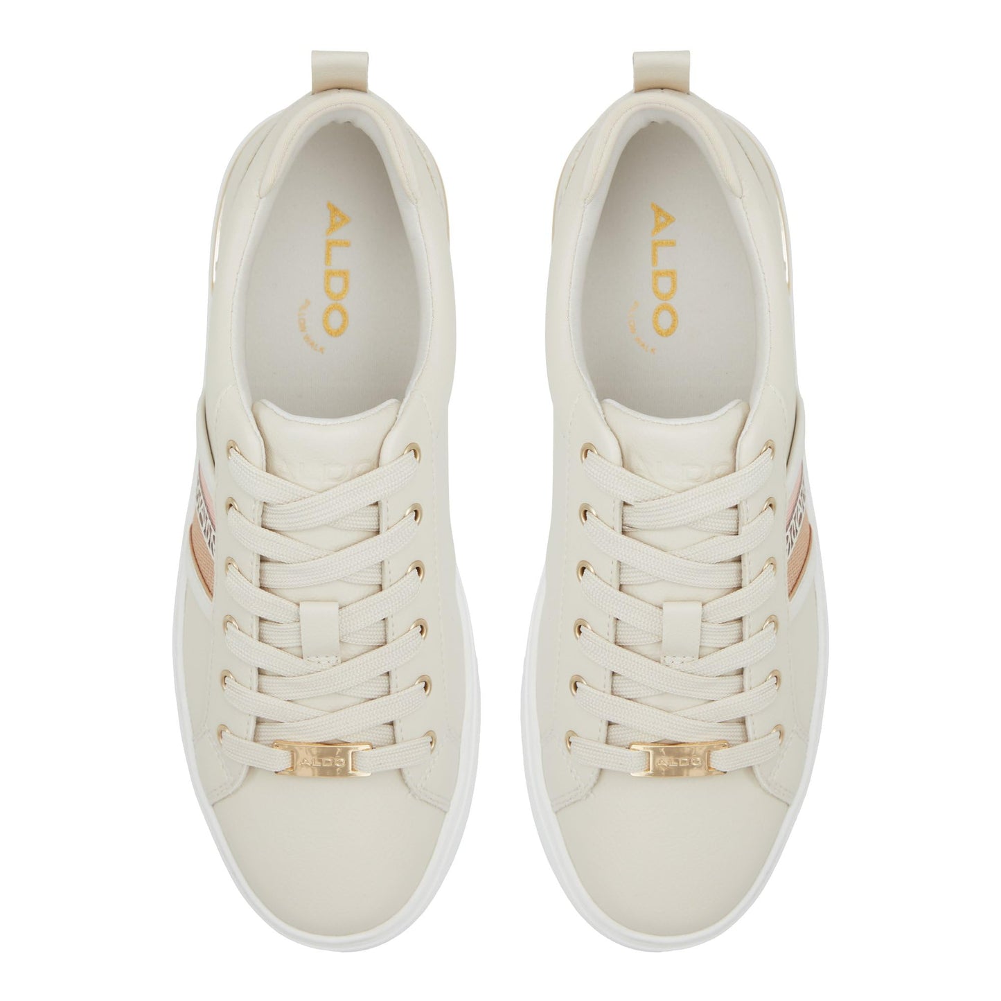 Aldo VALLERIA-IN110 Ladies Other White Flat Sneakers