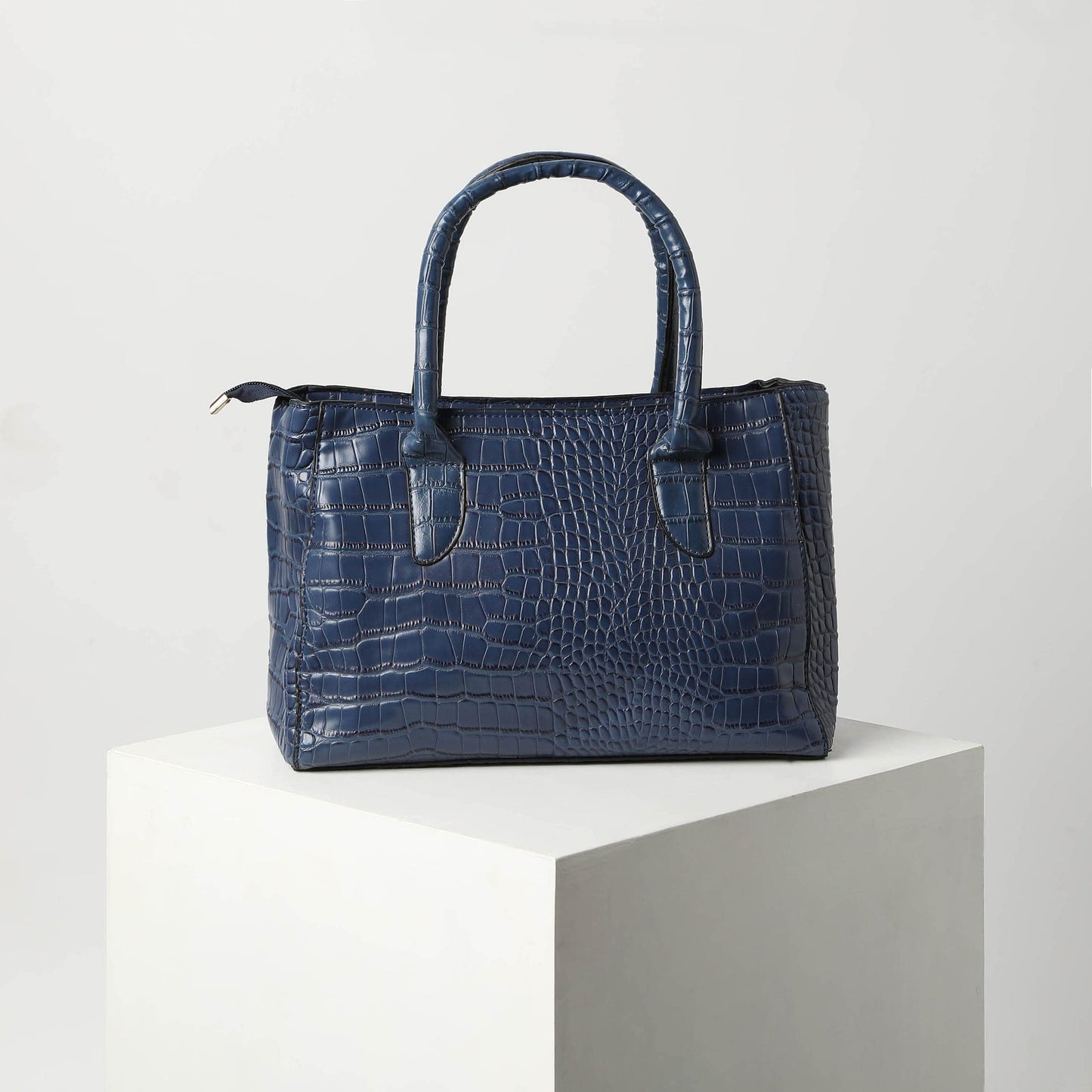 Haute Sauce Women textured blue handbag (HSHB1278)