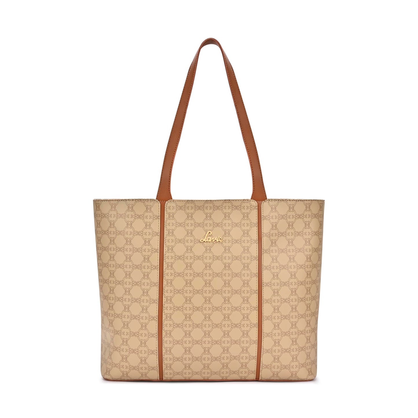 Lavie Women's Mono Neghan Monogram Print Tote Bag for Women | Tote Bag for Work | Ladies purse | Stylish Shoulder Bag | Gift for Women