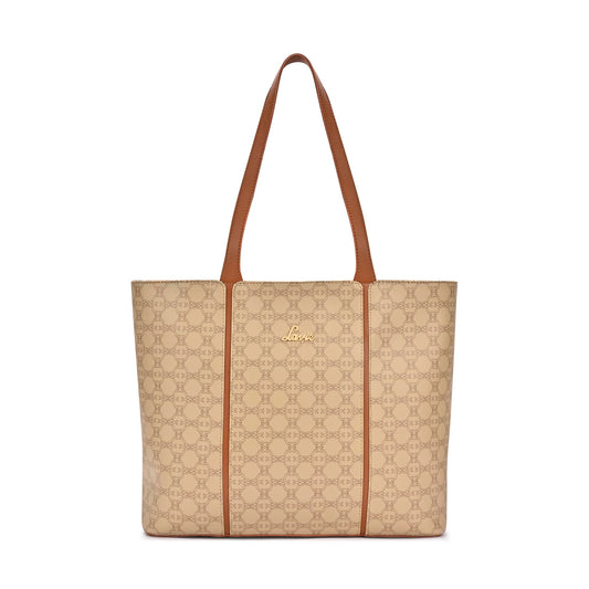 Lavie Women's Mono Neghan Monogram Print Tote Bag for Women | Tote Bag for Work | Ladies purse | Stylish Shoulder Bag | Gift for Women