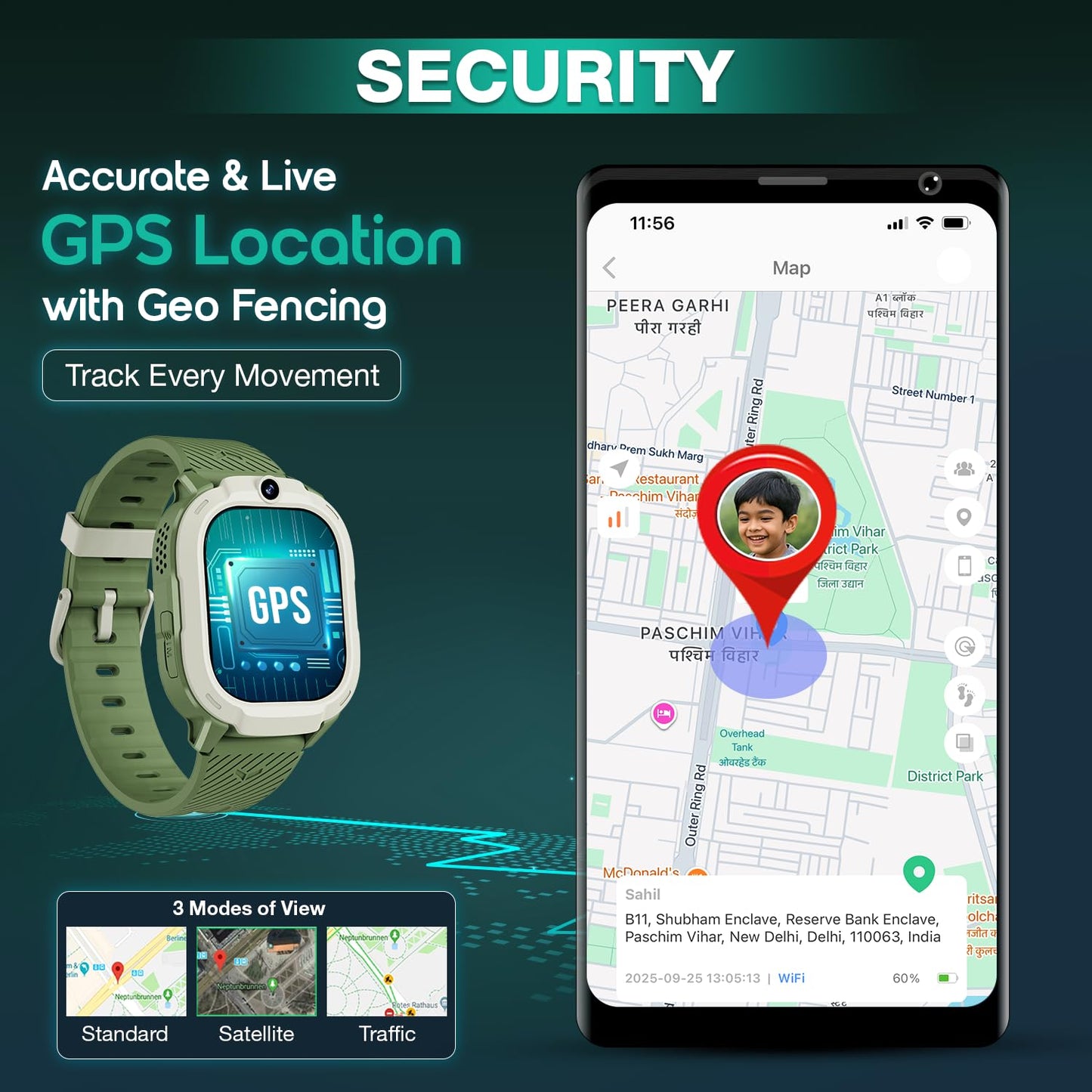 sekyo Neo AI Smart Watch for Kids | Learning Coach, Whatsapp, Video Call, GPS Tracker, Activity Tracker, Habit Coach | Family Chat, Edu-Games, Step Counter, Camera, SOS, 4G/5G Sim Card | Parental App