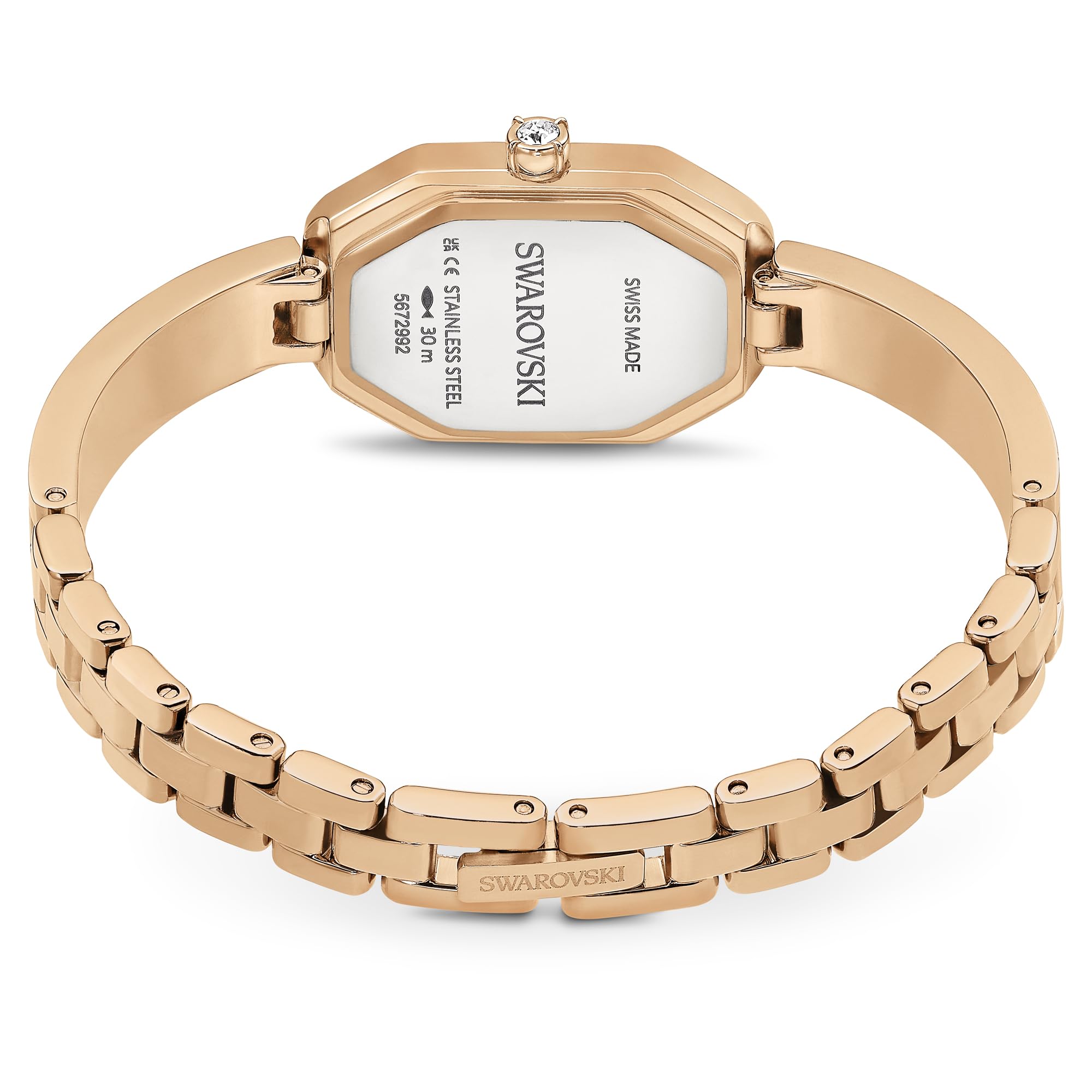 Swarovski Womens Dextera Bangle Analog Watch Swiss Made, Metal