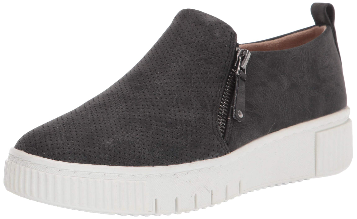 Naturalizer Women's Turner Platform Slip on Fashion Sneaker, Black, 8.5
