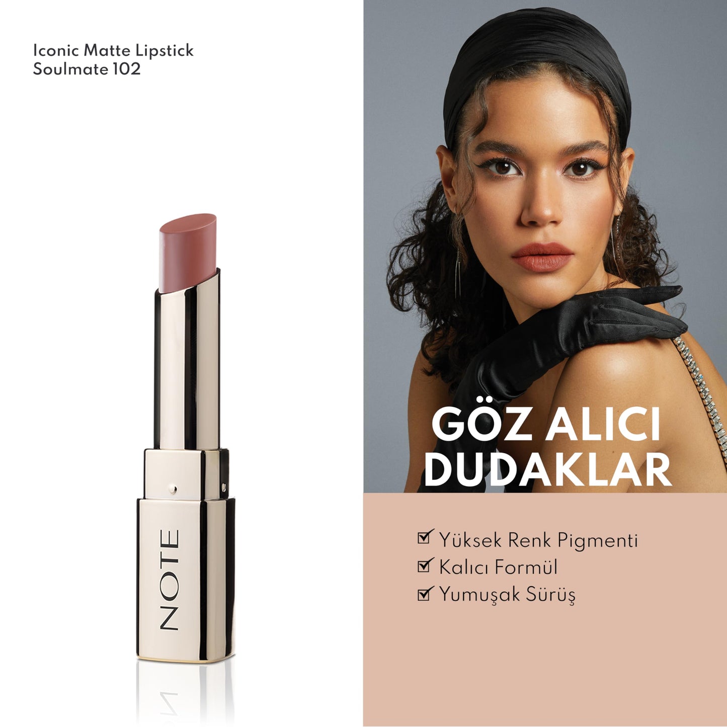 Note ICONIC MATTE LIPSTICK 102