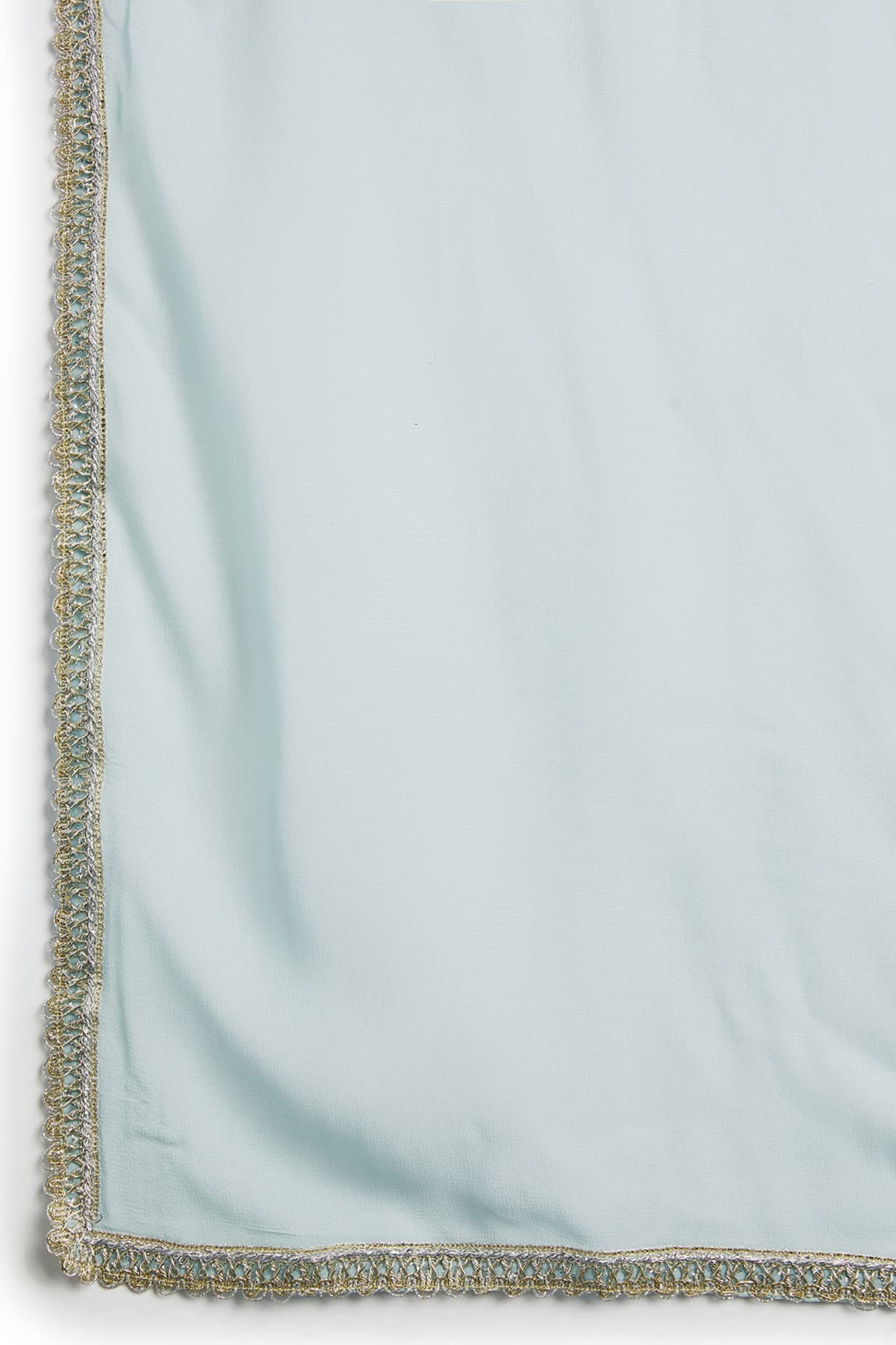 Soch Womens Powder Blue Georgette Gown with Embroidered Gowns and Embellishments - S