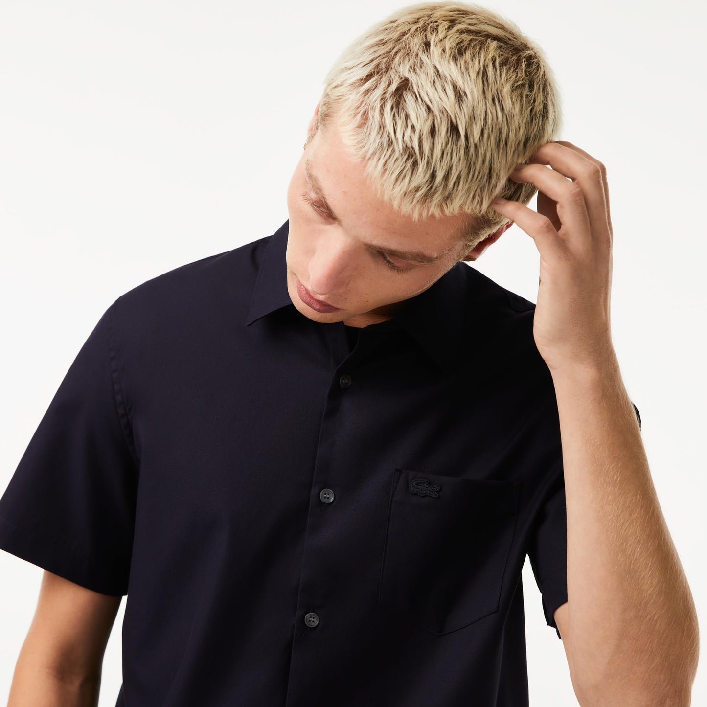 Lacoste Men's Regular Fit Shirt (Navy Blue)