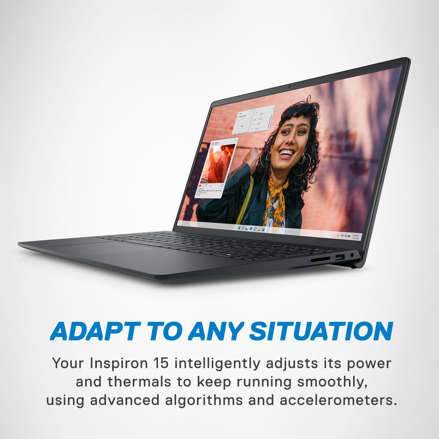 Dell Inspiron 3530 Thin & Light Laptop, 13th Gen Intel Core i5-1334U Processor, 8GB, 512GB SSD, 15.6" (39.62cm) FHD Display, Backlit Keyboard, Windows 11 + MSO'24 & 15 Month McAfee, Silver,1.62kg