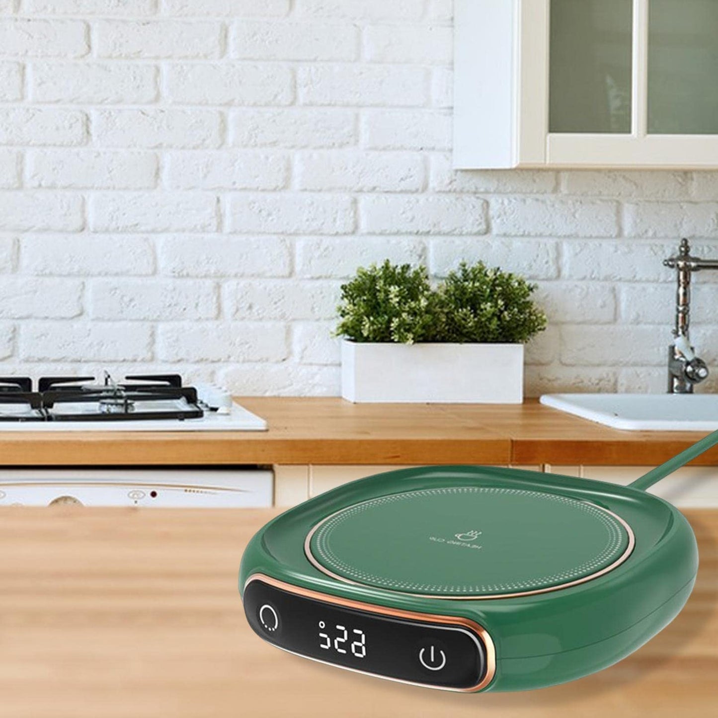 HEAVENGLOW Beverage Cup Warmer with 3 Temperature Settings for Household Tea Water