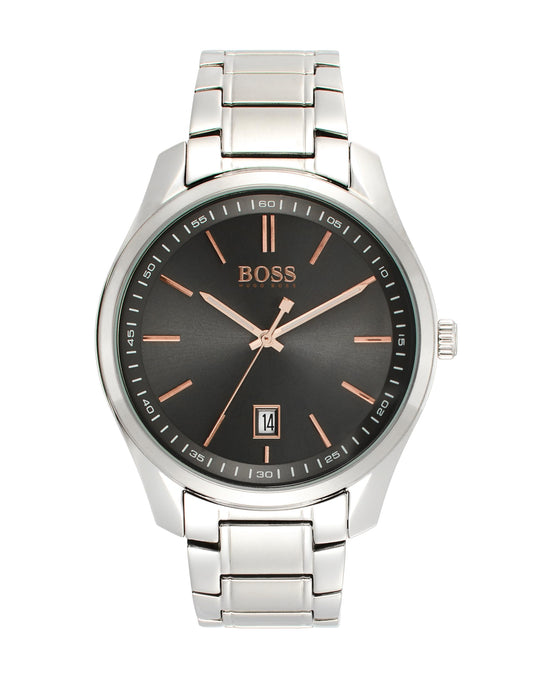 BOSS Hugo Stainless Steel Circuit Analog Gray Dial Men's Watch-1513849