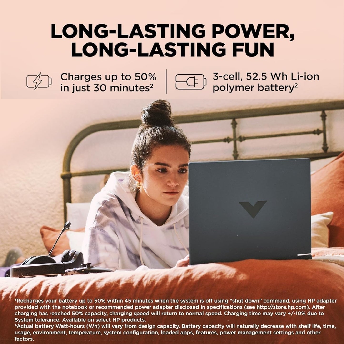 HP Victus, AMD Ryzen 7 7445HS, 4GB RTX 2050, 16GB DDR5(Upgradable) 512GB SSD, FHD, 144Hz, 300 nits, IPS, 15.6''/39.6cm, Win11, M365* Office24, Mica Silver, 2.29kg, fb3123AX, Backlit, Gaming Laptop