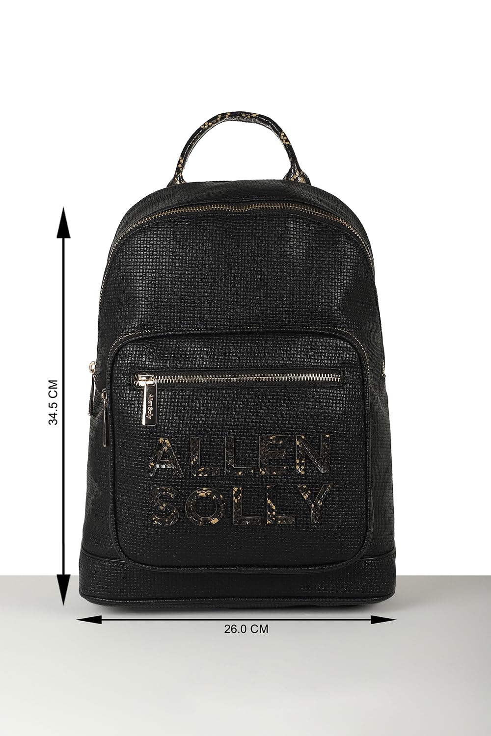 Allen Solly Women Black Casual Backpack