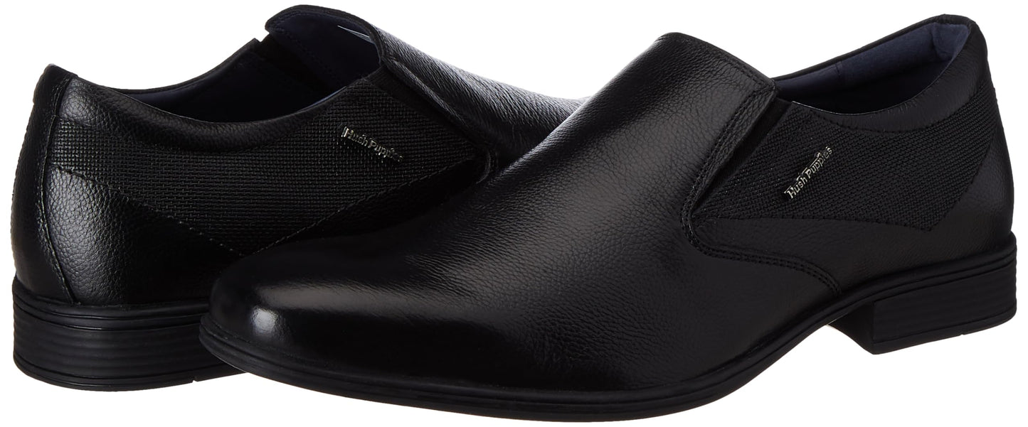 Hush Puppies Men's Boston Slipon E 23 (8556002_Black_9 UK)