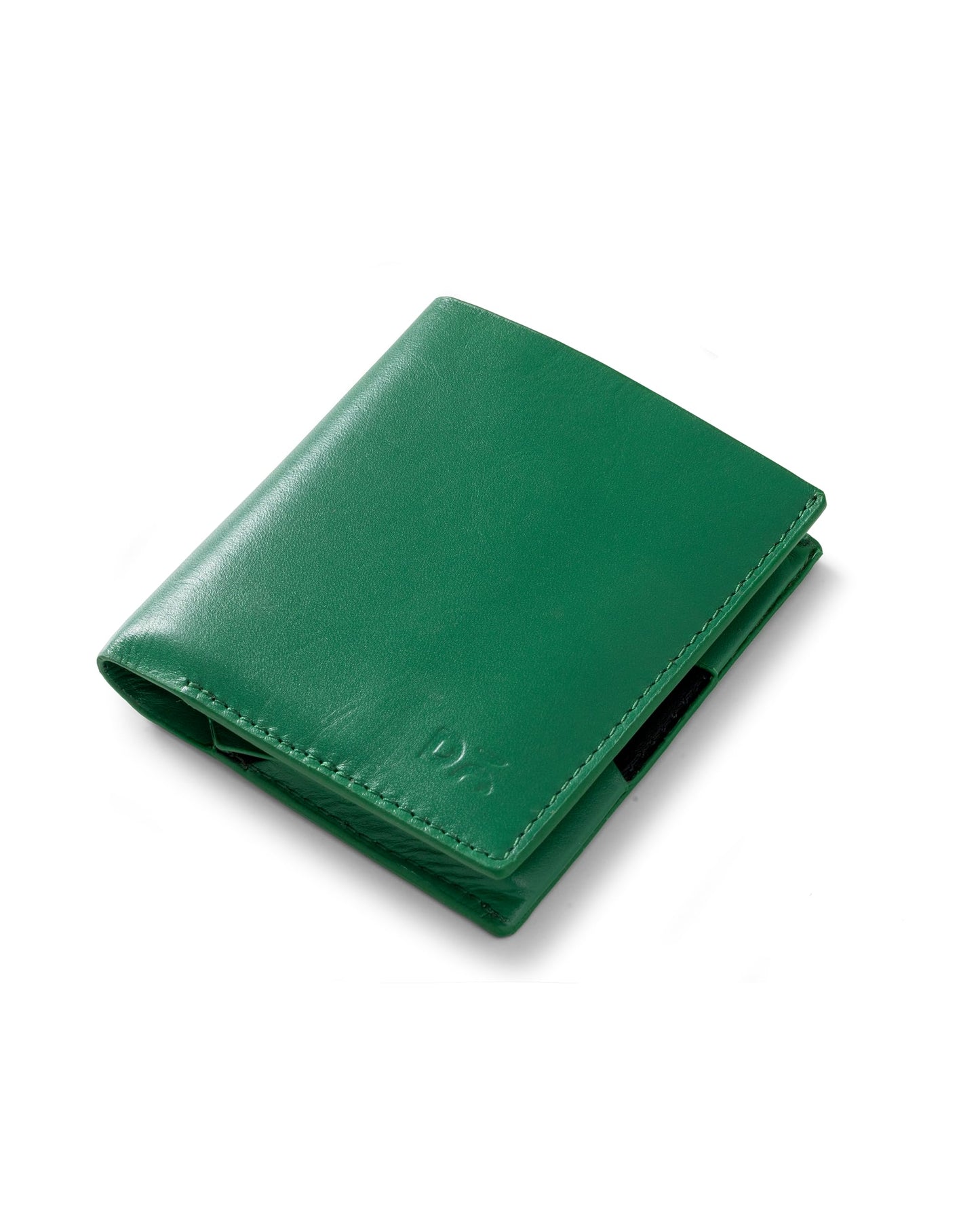 DailyObjects Green Even Bi-Fold Wallet | Men | Premium Design | Full-Grain Leather | Gents Wallet Branded | Handcrafted | Guys | Card Holder | Dedicated Sleeve | Flap Pocket