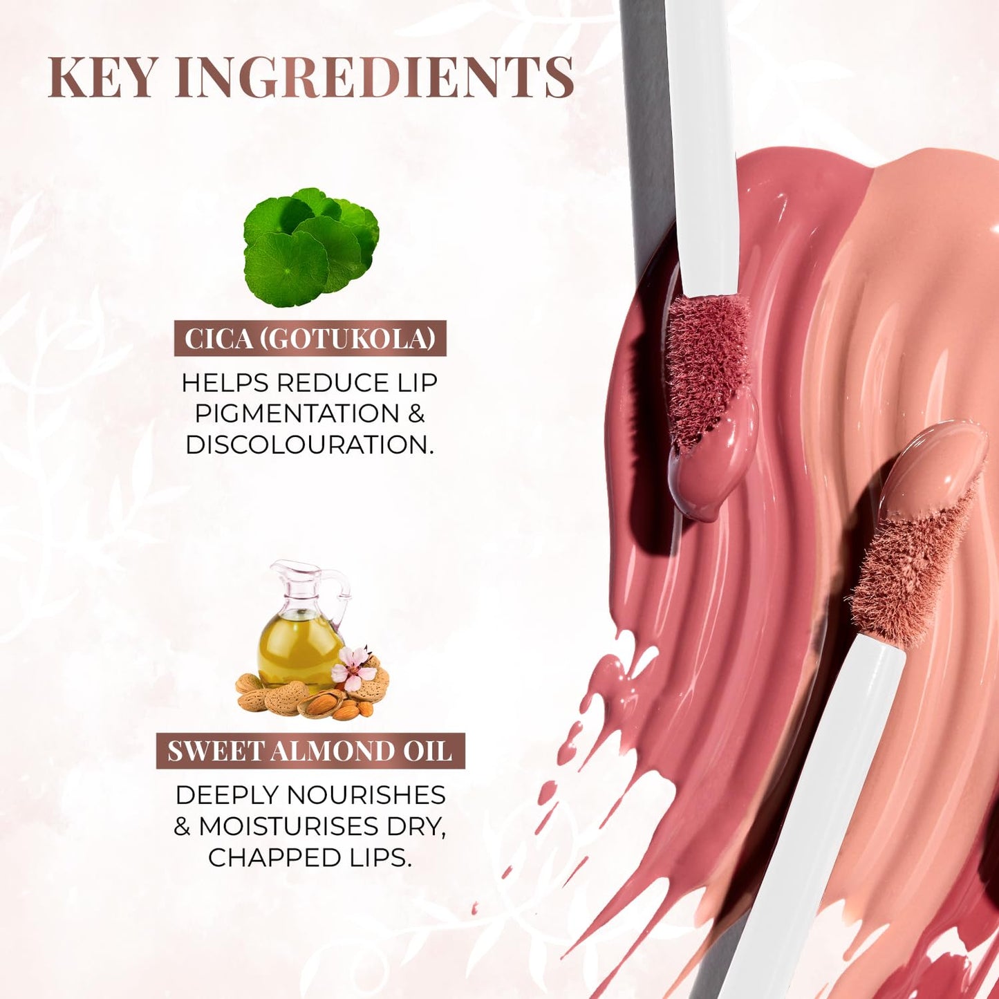Just Herbs Lip Ink Lipstick Cica Infused Transfer Proof Long Lasting Plant Powered Lipstick for Women 2 ml (Santa's List)