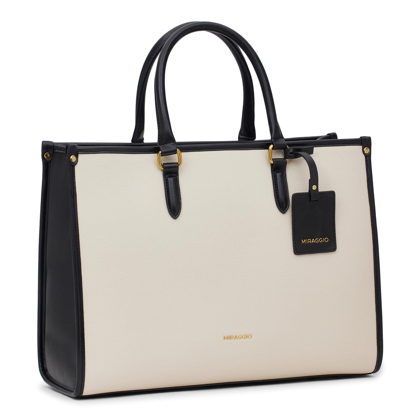 Miraggio Denice 2.0 Laptop Tote Bag For Women With Adjustable & Detachable Strap | Fits Upto 14 Inch Laptop | Office Bag For Women Stylish