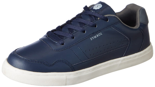 Amazon Brand - Symbol Men's Famous Navy Sneaker_8 UK (SS22- CT 01)