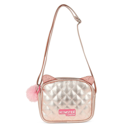 Hamster London HL Mob Meow Sling for Women and Girls Designer Bags for Makeup Pouch