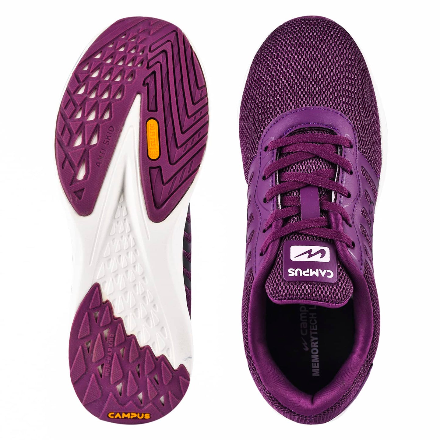 Campus Women's Camp-NAAZ Purple/BLK Running Shoes 8-UK/India