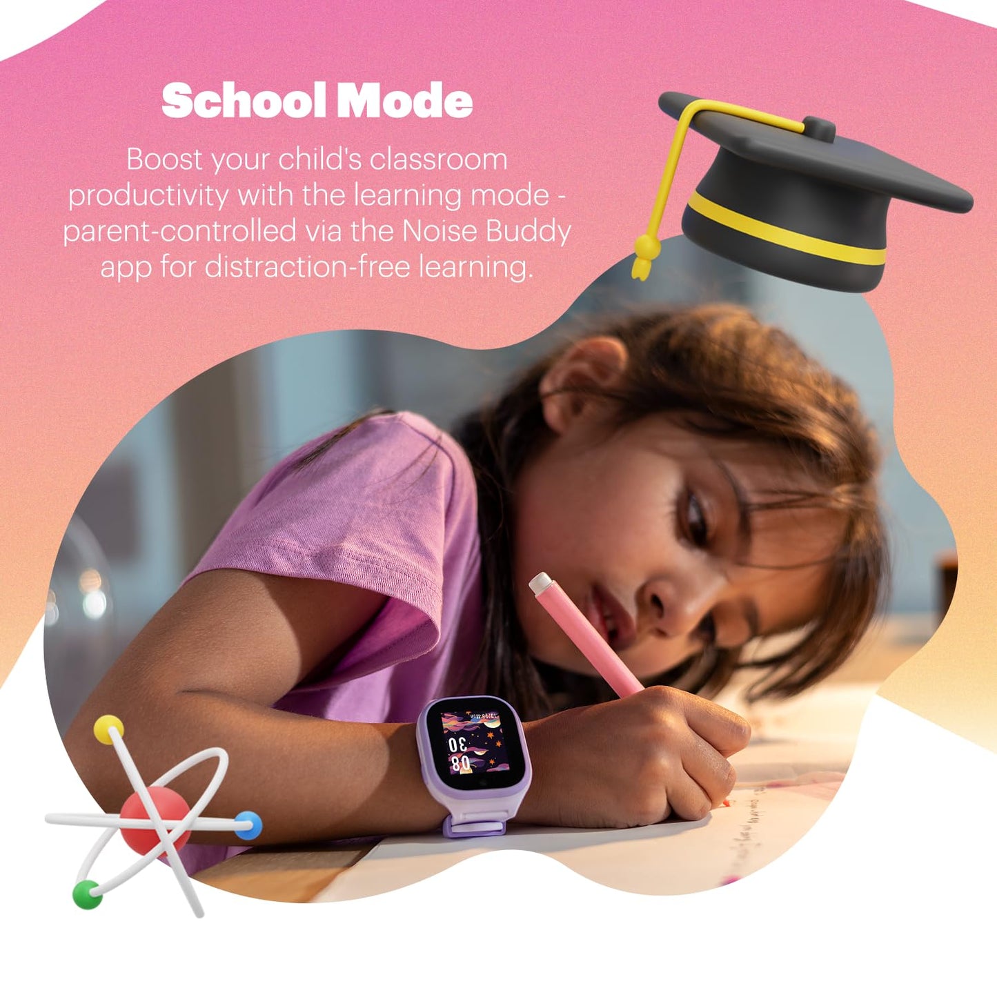 Noise Scout Kids smartwatch with Assisted GPS Tracking, 4G Video & Voice Calling, Parental Control, Long Battery, Habit Formation, in-Built Games, Buddy app for Parents (Ninja Green)