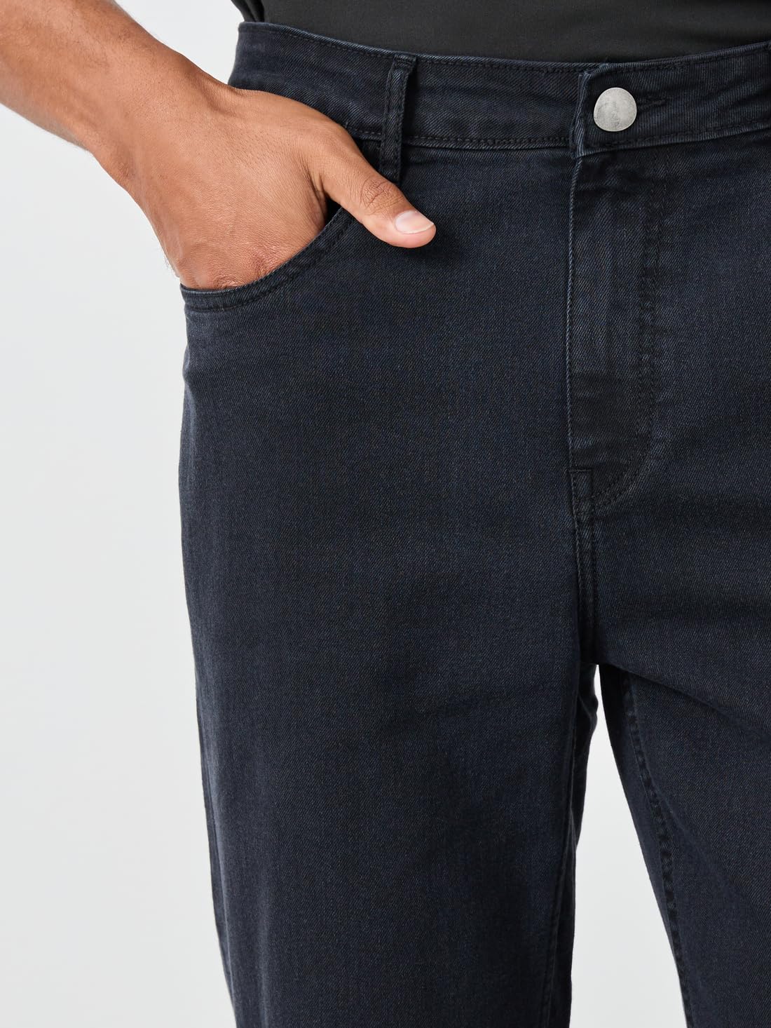 Styli Men's Regular Jeans (7012185407_Black_6_34)
