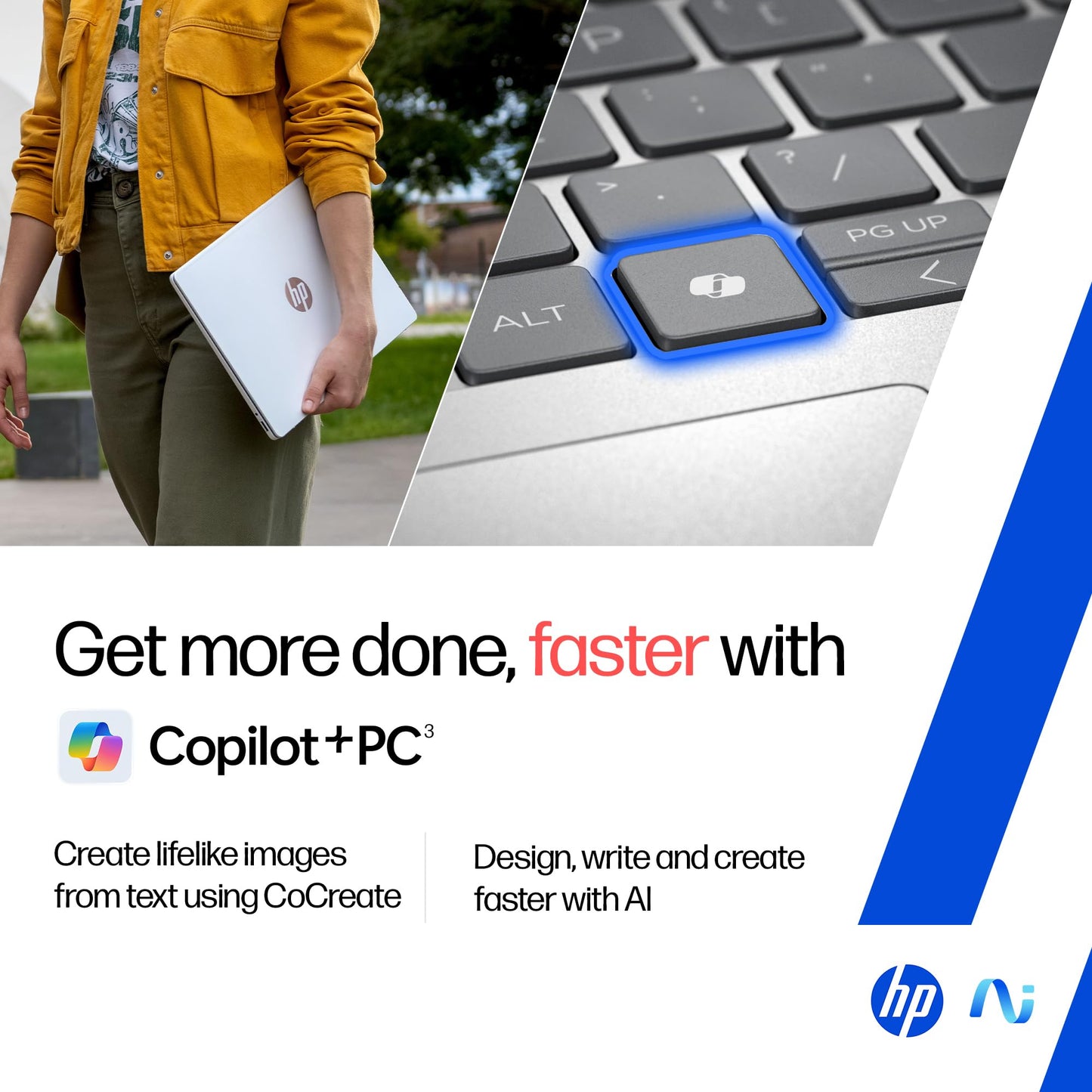 HP OmniBook 5 QC Snapdragon X1-26-100 Next Gen AI Laptop, (16GB LPDDR5x, 512GB SSD), 2K,14''/35.6cm OLED, Win11,Office24, Silver,1.35kg, FHD Camera w/Privacy Shutter, Backlit, he0014QU