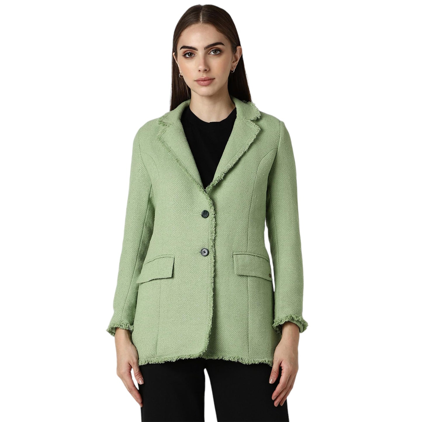 Van Heusen Women's Regular Fit Casual A-line Coat