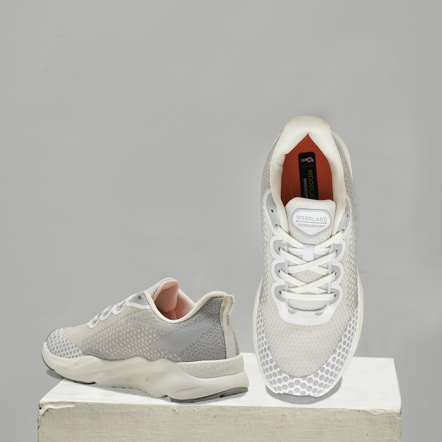 Woodland Men's White MESH Sports Shoes-10 UK (44 EU) (SGC 4710022)