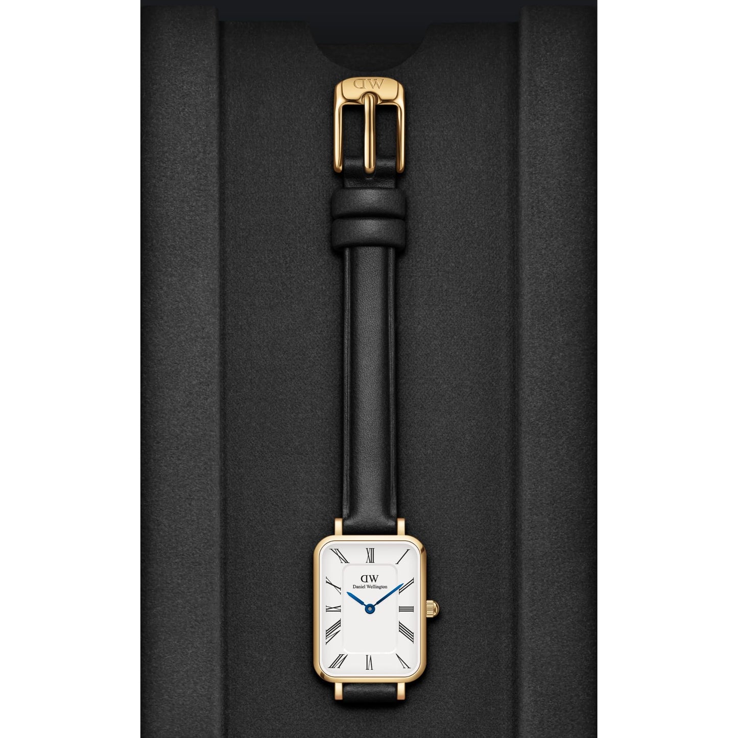 DANIEL WELLINGTON Women Analogue Rectangular White Dial Watch- DW00100692K