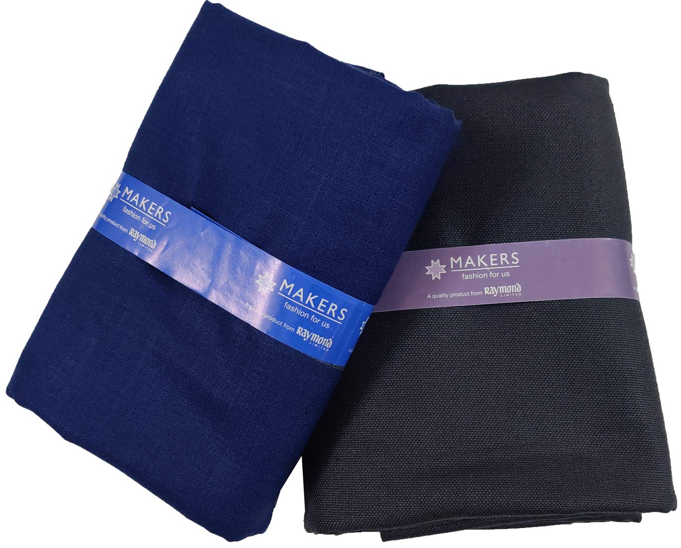 Raymond Fabrics Makers Men's Unstitched Poly Cotton Printed Shirt and Trouser Fabric Set - Gift Pack (Multicolour_Free Size)