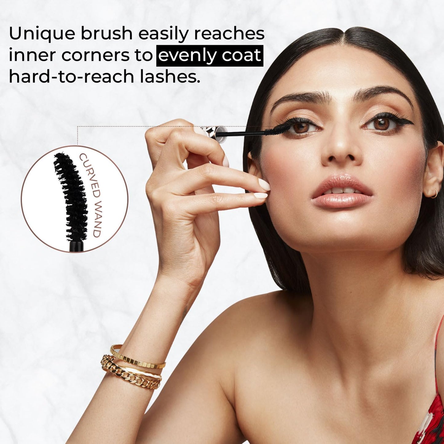 Just Herbs Serum Infused Volume Boost Mascara Highly Pigmented Waterproof Long Lasting 8ml