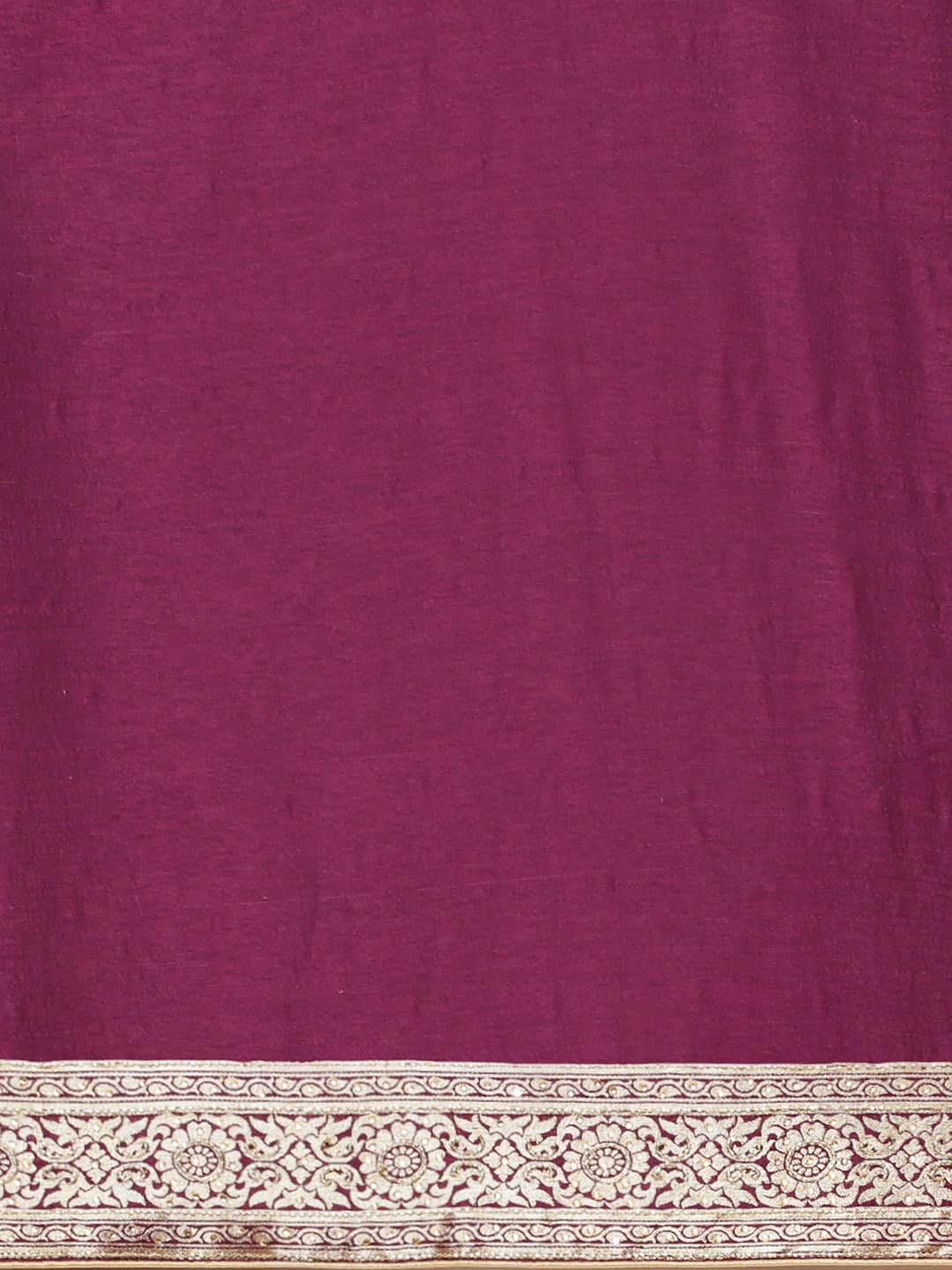 MOHEY Wine Art Silk Hand EMBROIDERY|Cutdana|Stone|Zari Weave Saree for Women