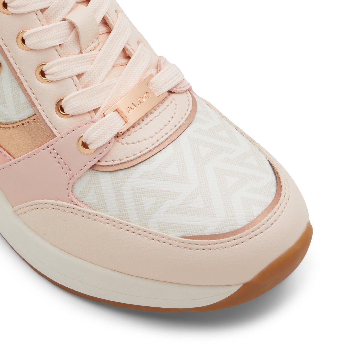 Aldo Womens CAROTERIEL-IN680 Ladies Light Pink Wedge Sneakers, 2 UK