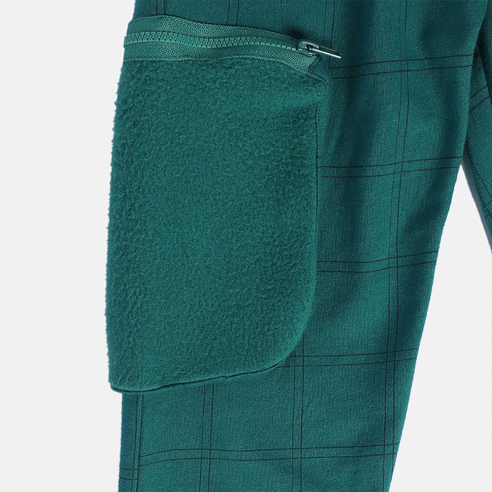 Hopscotch Boys Green Checkered Trackpants (2-3 Years)