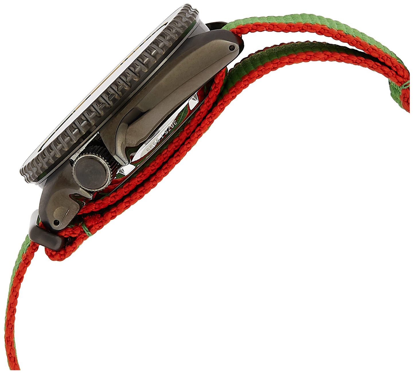 Seiko Leather Analog Green Dial Men Watch-Srpf23K1, Bandcolor-Green