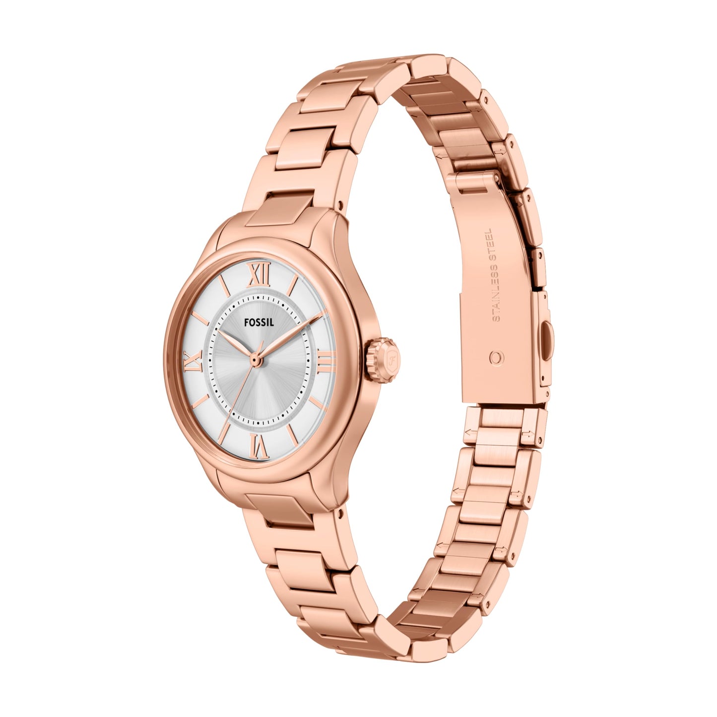 Fossil Gilmore Rose Gold Quartz Stainless Steel Watch ES5420