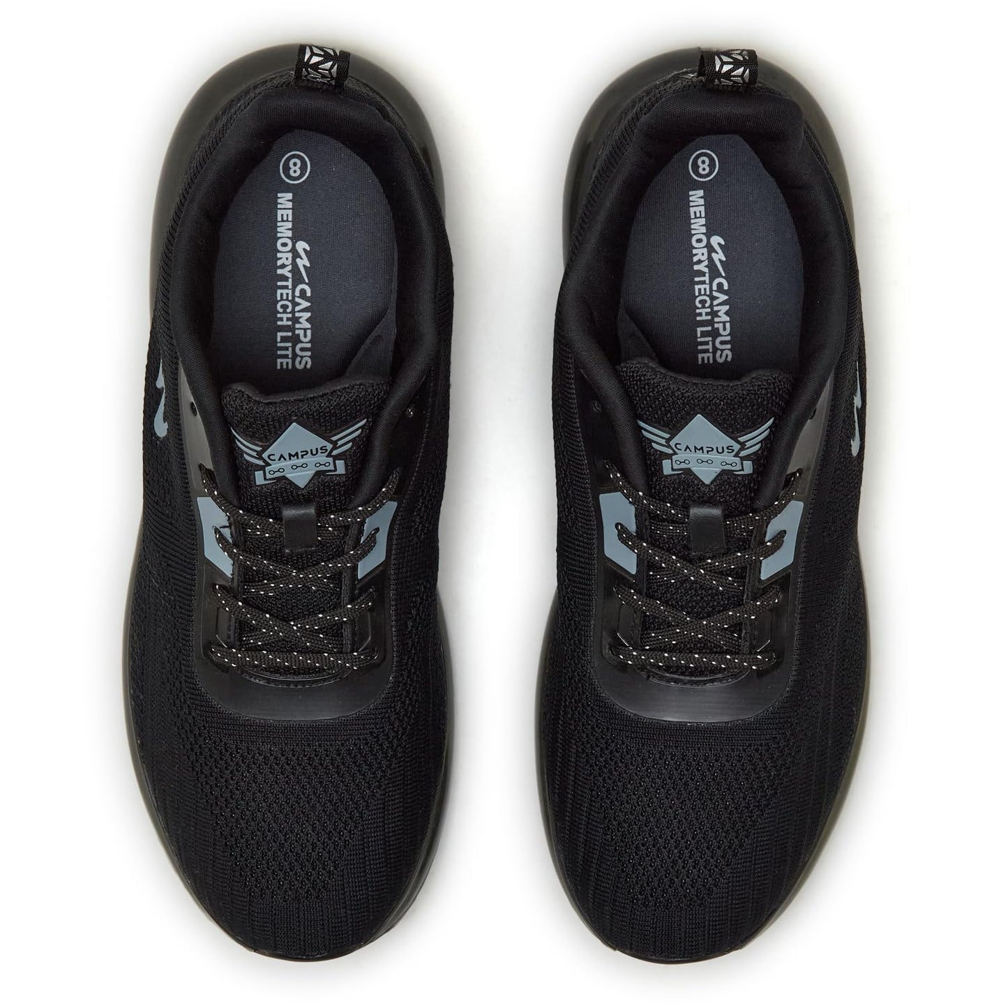 Campus Men's Artemis Triple/BLK Running Shoes - 9UK/India 6G-222