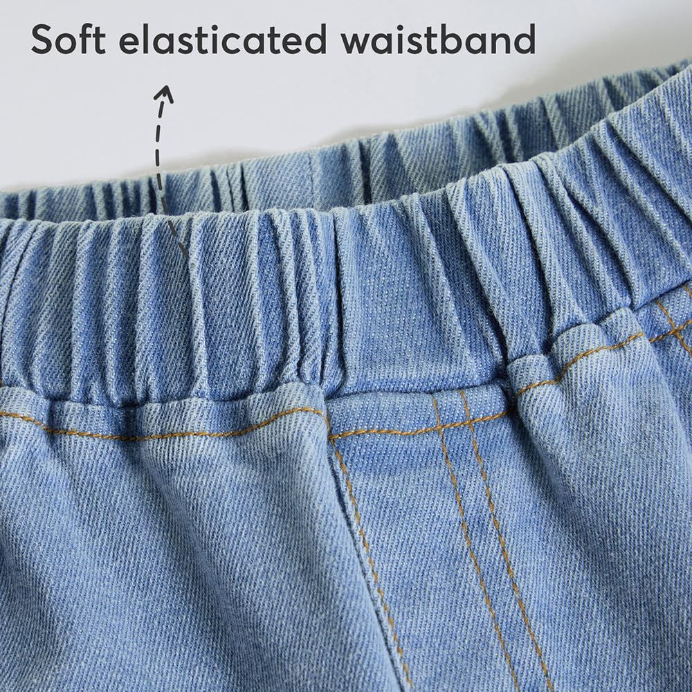 Hopscotch Girls Blue Elasticated Denim Jeans (4-5 Years)