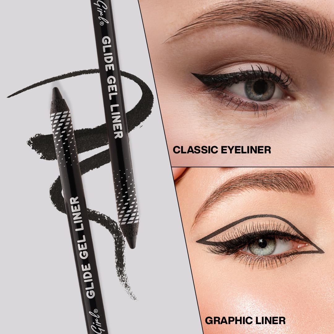 L.A. Girl Glide Gel Eyeliner Pencil – Limelight Long-Lasting, Smudge-Proof, Smooth Application, Waterproof Formula for All-Day Wear, Intense Pigment, Cruelty-Free Eye Makeup, 1.2g