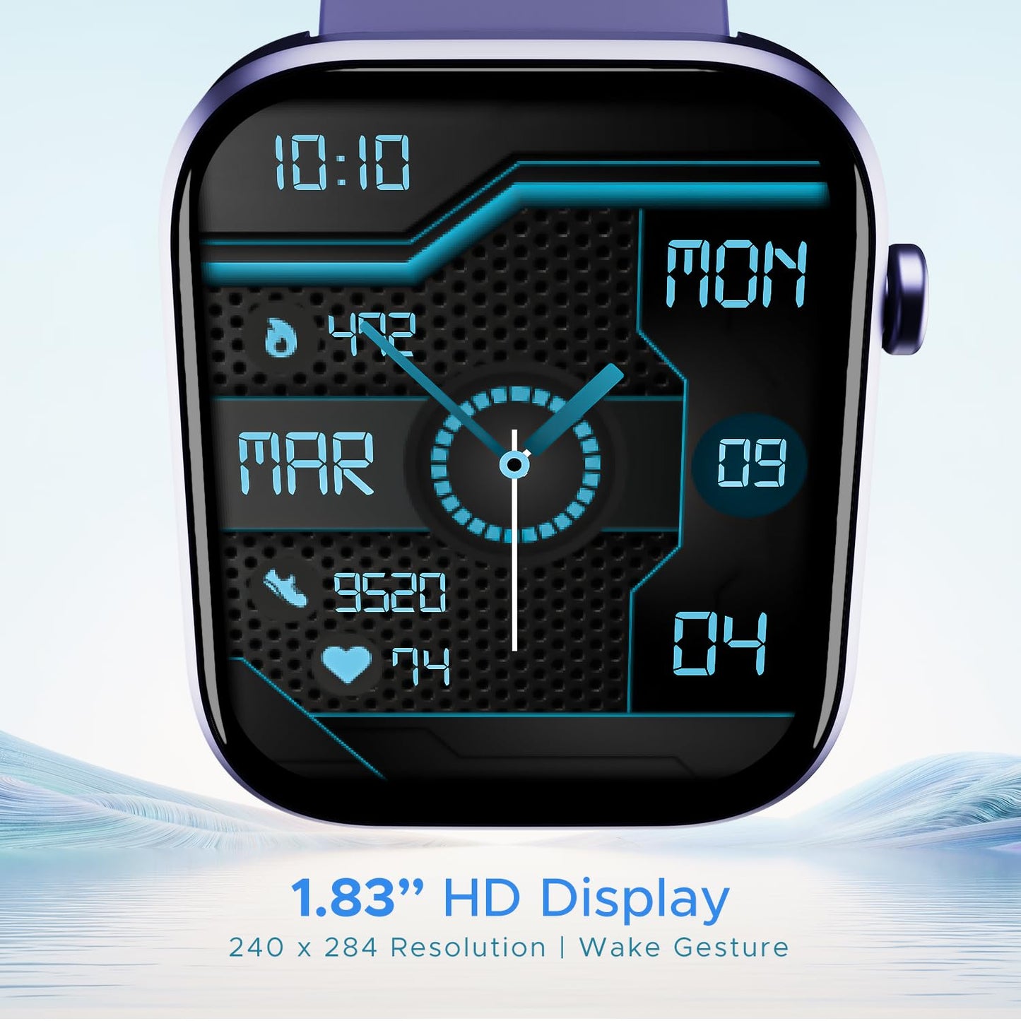 boAt Wave Call 2 with 1.83" HD Display, Advanced BT Calling, DIY Watch Face Studio, Coins, 700+Active Modes, Live Cricket Scores, Smart Watch for Men & Women(Orchid Haze)