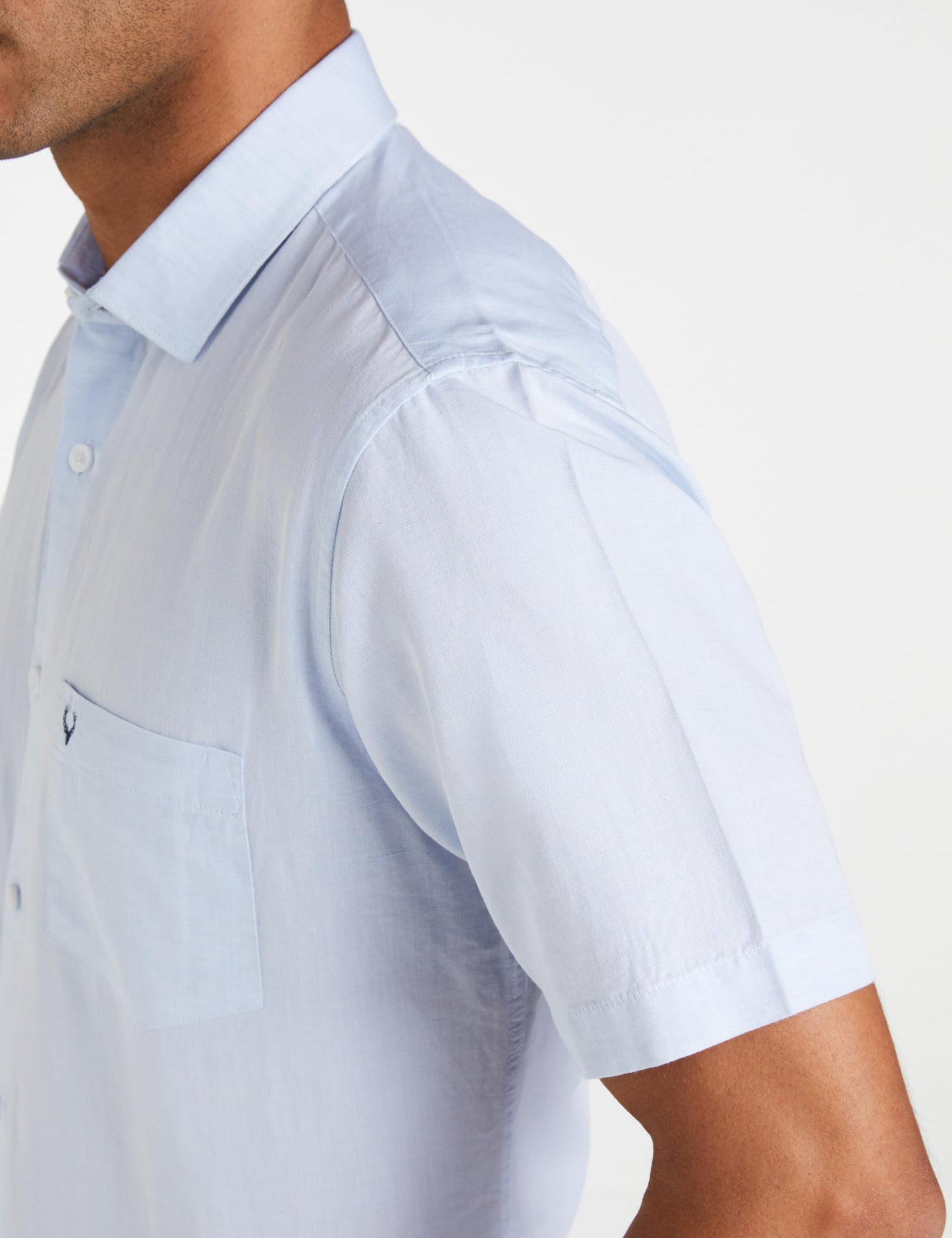 Allen Solly Men's Solid Slim Fit Shirt (ASSHQSPP839566_Light Blue