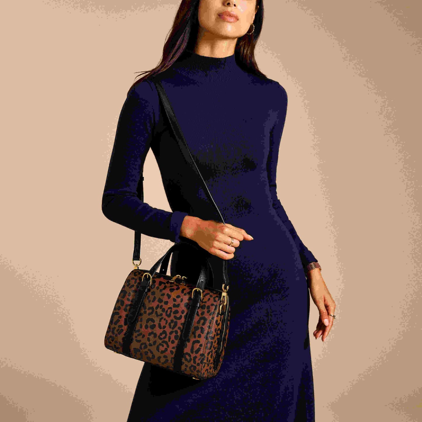 Fossil Women's Carlie Brown Satchel Bag ZB11087234