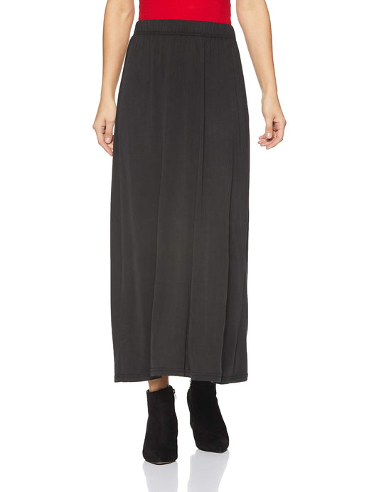 VERO MODA Women's A-Line Skirt (1851908002_10175108_Black_Small)