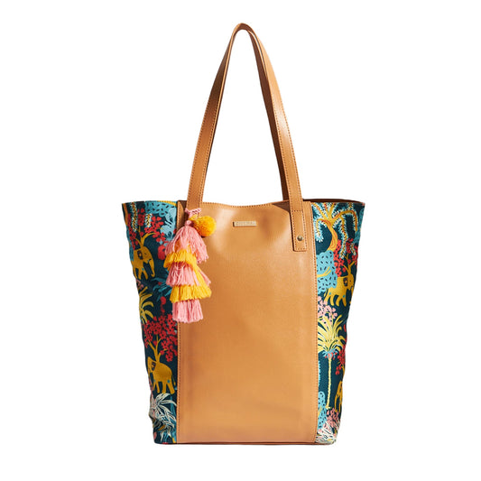 Chumbak Office Tote Bag for Women | Stylish Shoulder Bags for College | Professional Canvas Tote Bag | Laptop-Friendly College Bag