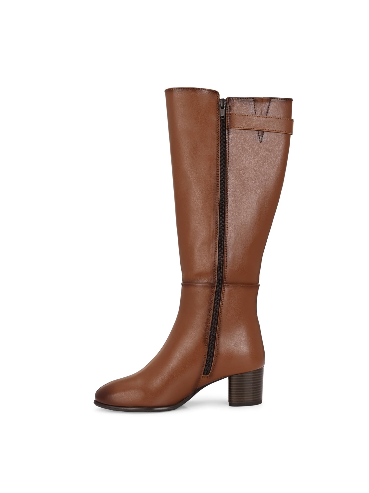 Delize Tan Women Knee ankle boots 64473-36