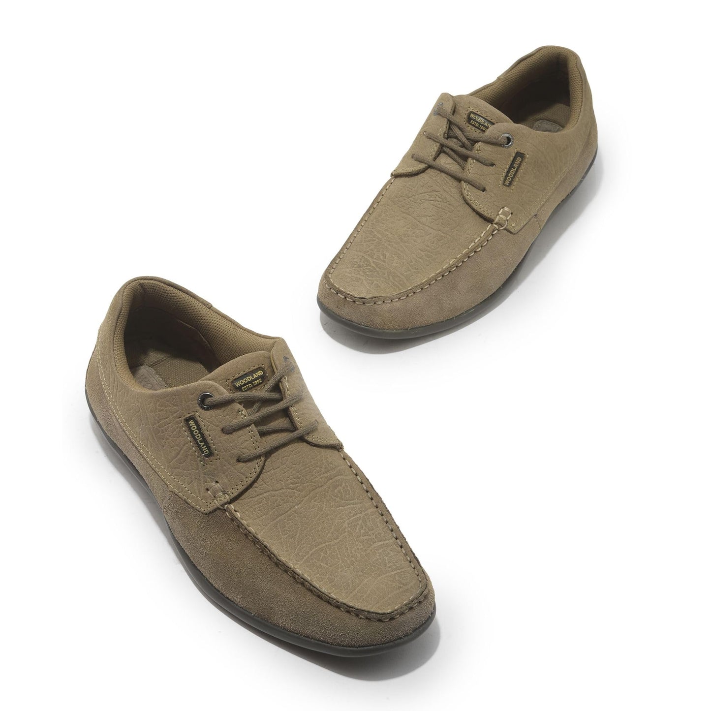 Woodland Men Dubai Khaki Slip-On Shoes