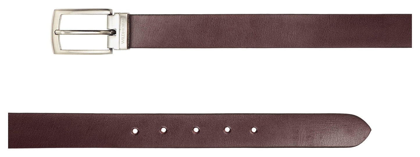 WildHorn Brown Wallet & Belt Combo for Men