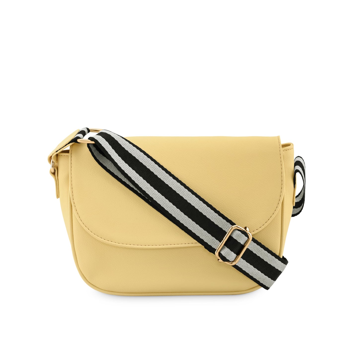 Fastrack Chic Saffiano-Textured Sling Bag for Women, Girls and Ladies